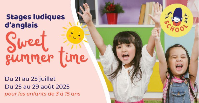 Stage ludique d'anglais pour les 3-15 ans chez Tiny Tiny School Reims