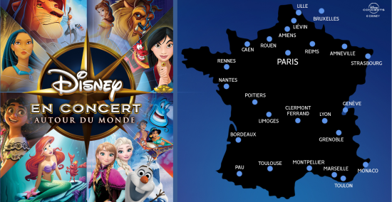 Disney en Concert : Autour du Monde” : un voyage musical à la Reims Arena