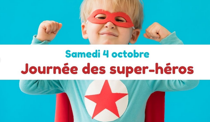 Journée des super héros au Chat Perché à Saint-Brice -Courcelles