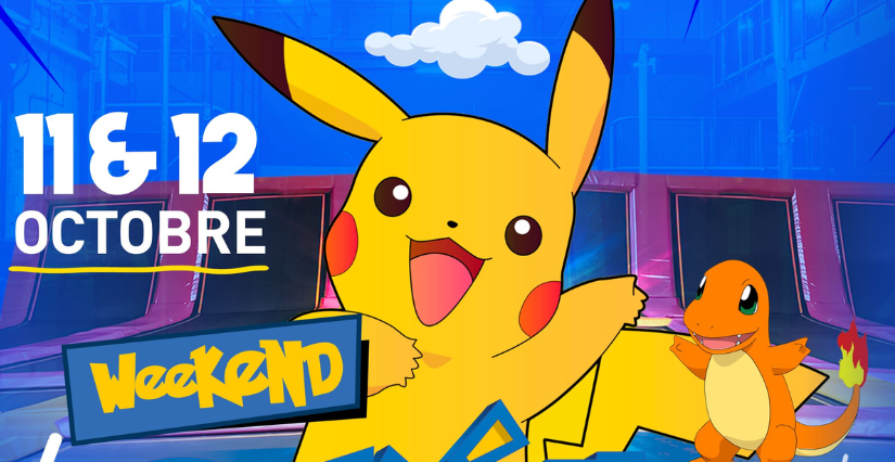 Weekend Pokémon chez Trampoline Park You Jump Reims
