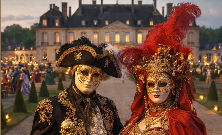 Un véritable carnaval Vénitien au Château de la Motte-Tilly