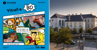 Exposition Vitrail & BD à la Cité du Vitrail de Troyes