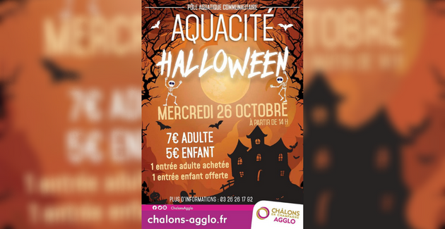 Halloween à l'aquacité de Châlons-en-Champagne
