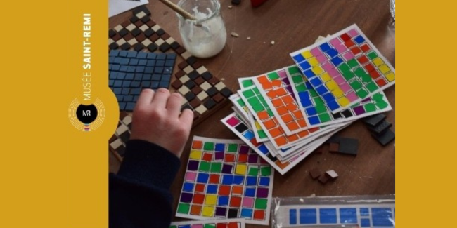 Carrés de couleurs, atelier créatif en famille au Musée Saint-Rémi de Reims