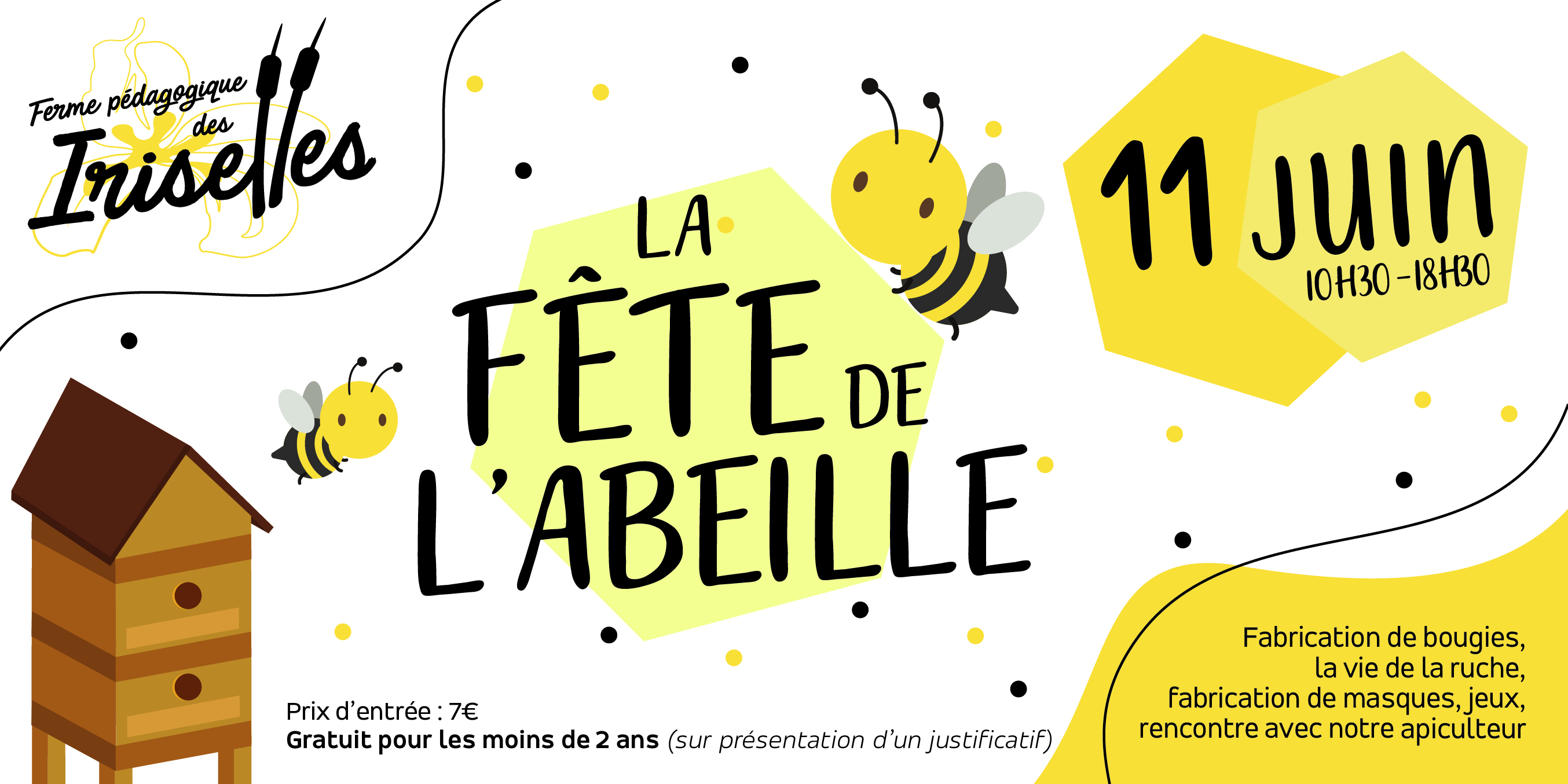 Fête de l'abeille à la Ferme Pédagogique des Iriselles de Jonchery-sur-Vesle