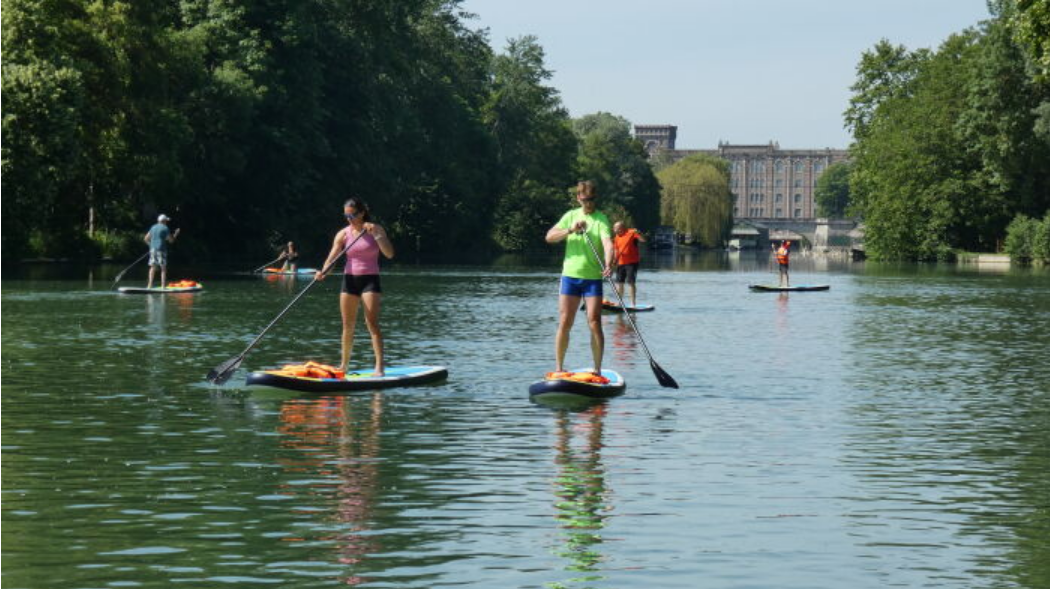 Paddle en famille à partir de 6 ans à la centrale EDF de Nogent-sur-Seine