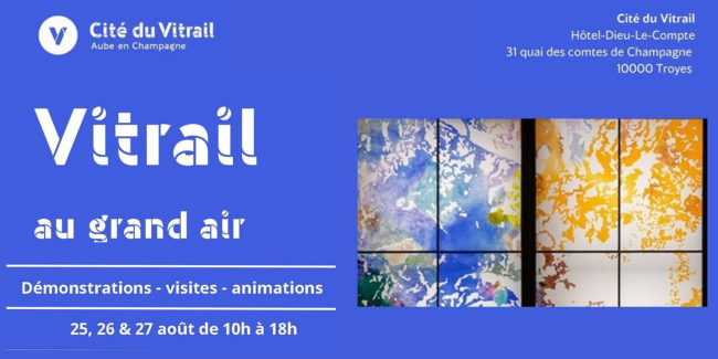 "Vitrail au grand air" démonstra