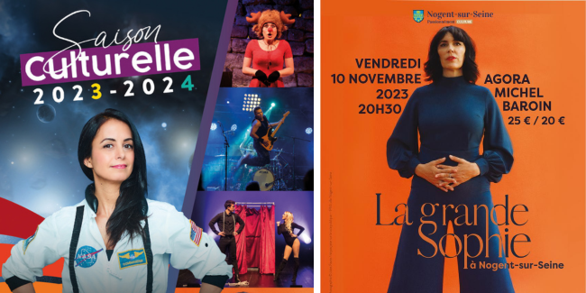 Concert La Grande Sophie à l'Agora Michel-Baroin à Nogent-sur-Seine