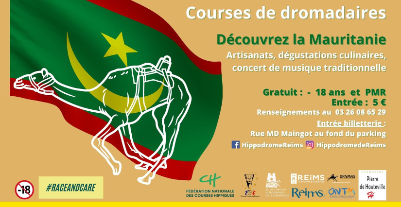 Courses de dromadaires et découverte de la Mauritanie à l'hippodrome de Reims
