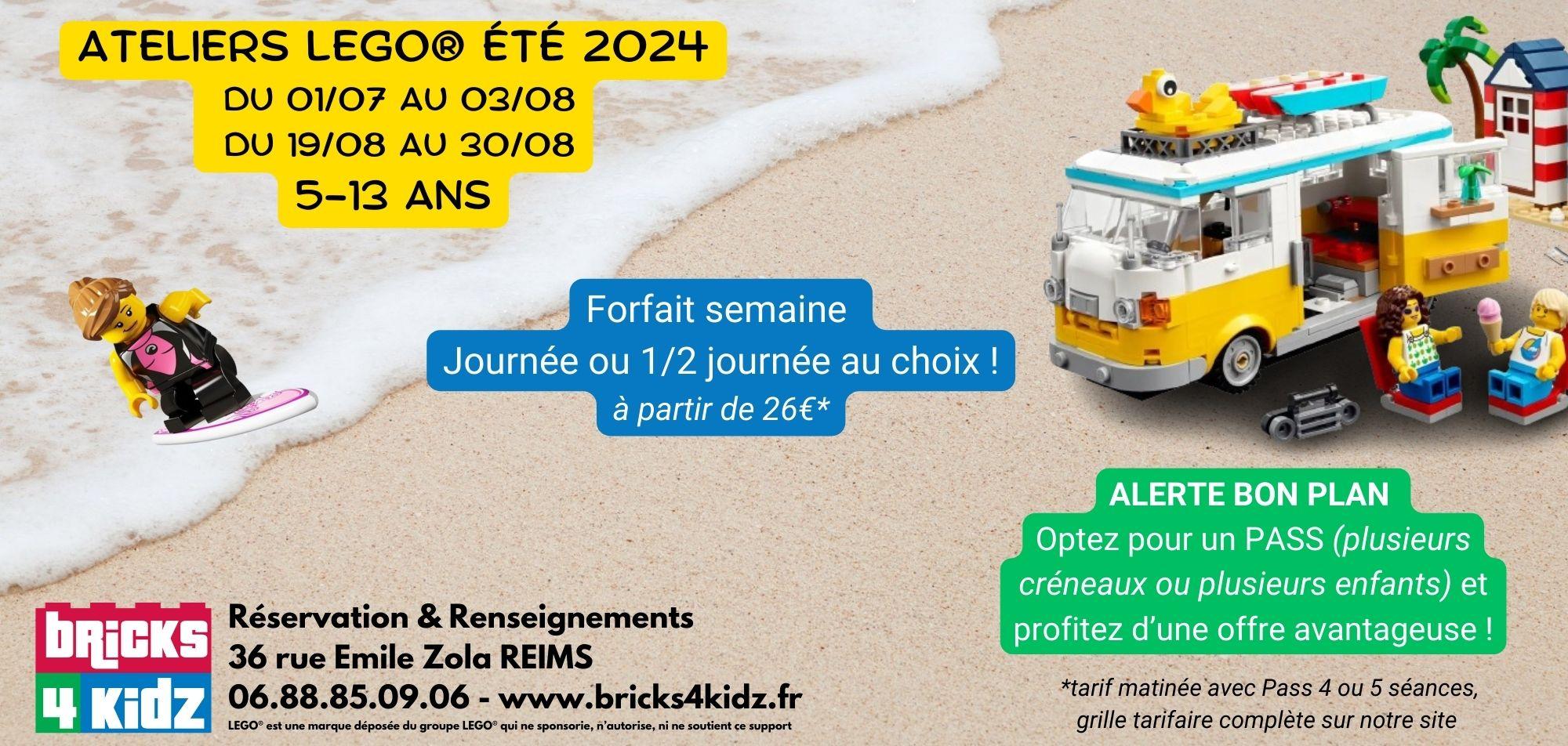 Stage Lego® chez Bricks4Kidz® cet été à Reims