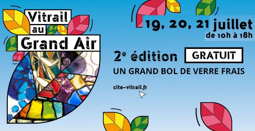 Vitrail au Grand Air à la Cité du Vitrail de Troyes