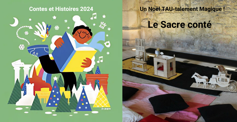 Contes et Histoires : "Le Sacre Conté", temps conté et atelier créatif au Palais du Tau à Reims - 3/4 ans