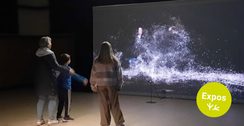 Visite en famille de l'exposition AVANTGOÛT à SaintEx, Culture Numérique Reims