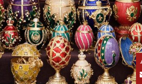 Partez à la découverte des oeufs de Fabergé au Musée Guerre & Paix