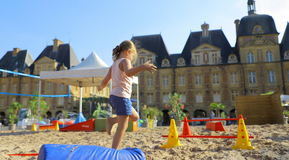 Plage Ducale sur la Place Ducale de Charleville-Mézières