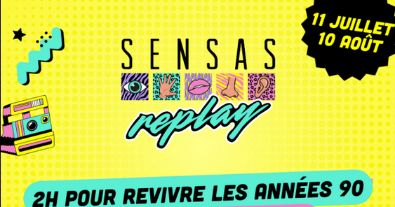 Venez revivre les années 90' avec SENSAS Replay
