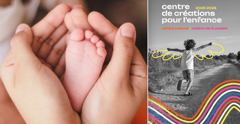Toucher maternant et douces lectures au Centre de Créations pour l'Enfance de Tinqueux