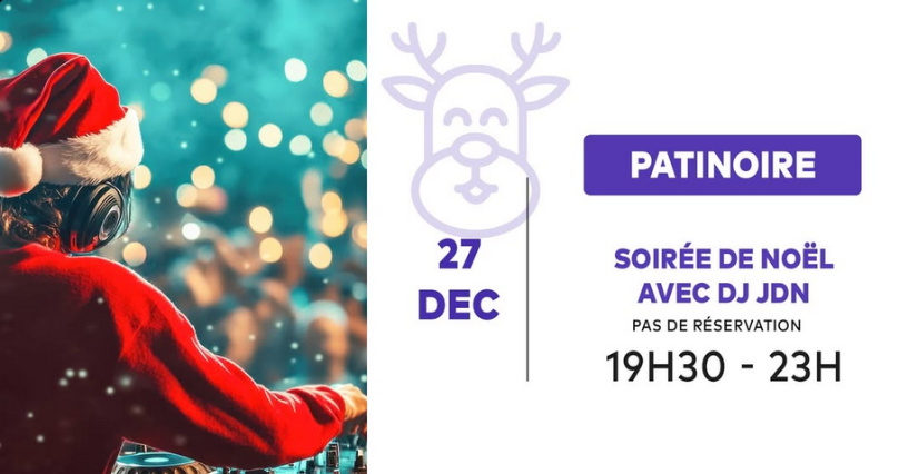 Soirée de Noel avec DJ JDN à l'UCPA Sport Station Grand Reims