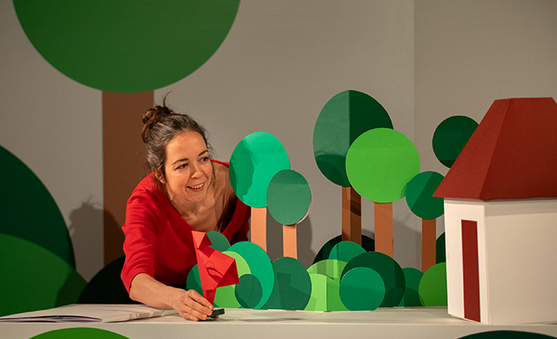 Petit Pop'ron Rouge - théâtre de papier à la Maison de Quartier Châtillons de Reims