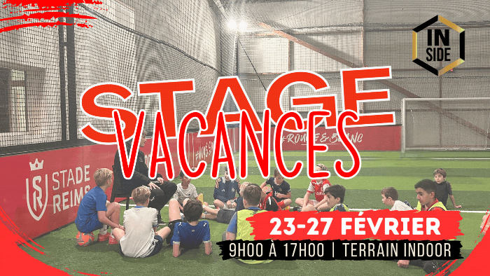 Stage foot des vacances d'hiver chez INSIDE SPORT Reims