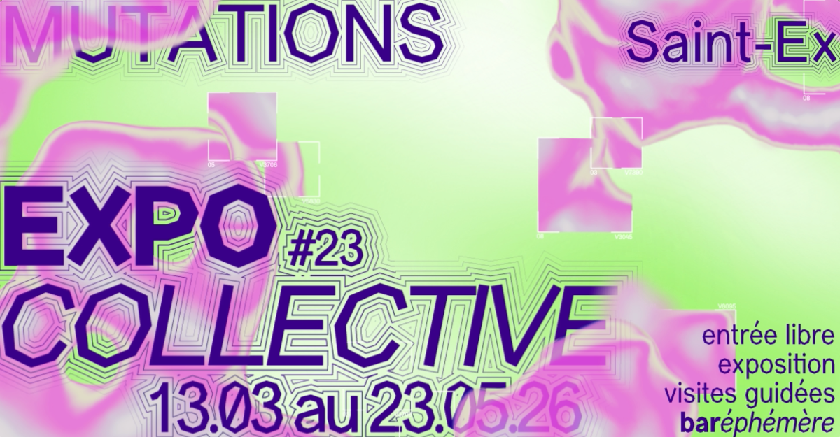 Mutations - Expo Collective #23 à Saint-Ex - Culture numérique, Reims