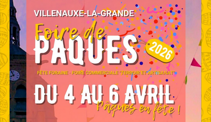 Foire de Pâques 2026 de Villenauxe-la-Grande