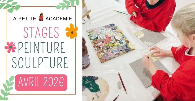 “Flowers !” - stage artistique des vacances de PRINTEMPS à LA PETITE ACADÉMIE de Reims