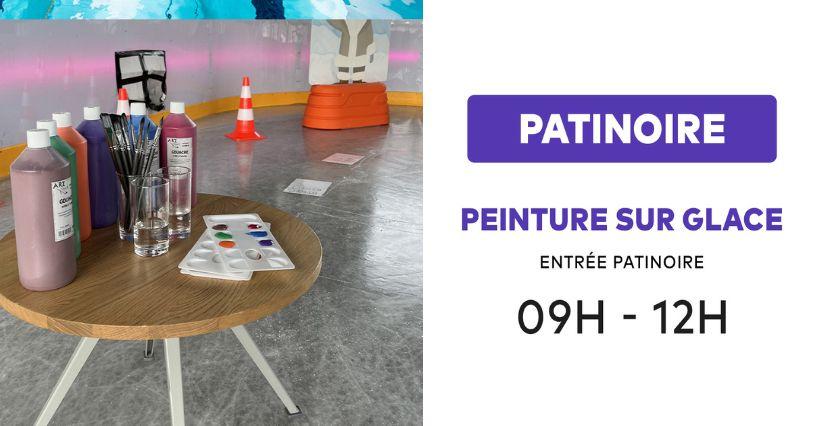 Atelier peinture sur glace à l'UCPA Sport Station Grand Reims