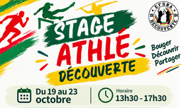 Stage Athlé découverte par l'EFSRA au Stade Georges Hebert Reims