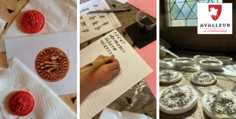 Les ateliers de l'apprenti templier à la Commanderie d'Avalleur