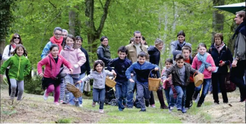 Chasse aux oeufs au Château de Vaux à Fouchères