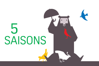 "5 SAISONS" exposition jeune public au Centre de Créations pour l’Enfance 