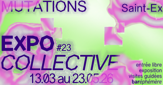 MUTATIONS - EXPOcollective #23 à Saint-Ex, Culture numérique Reims 