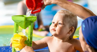 Baby Gloopy , les séances bébés nageurs à partir de 6 mois à l'UCPA Sport Station Grand Reims